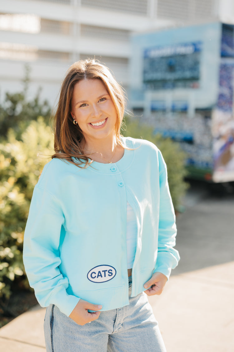 JCB Exclusive | CATS Cardigan in Turquoise