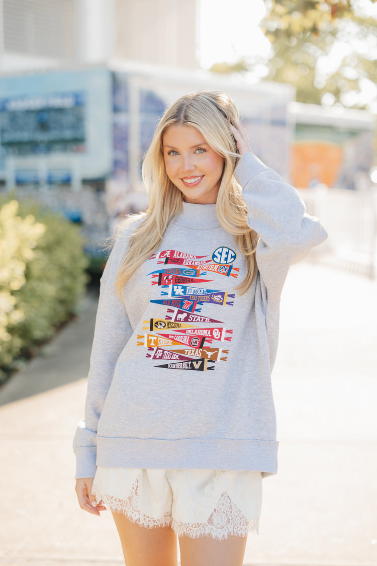 Charlie Southern | SEC Flags Mockneck Sweatshirt