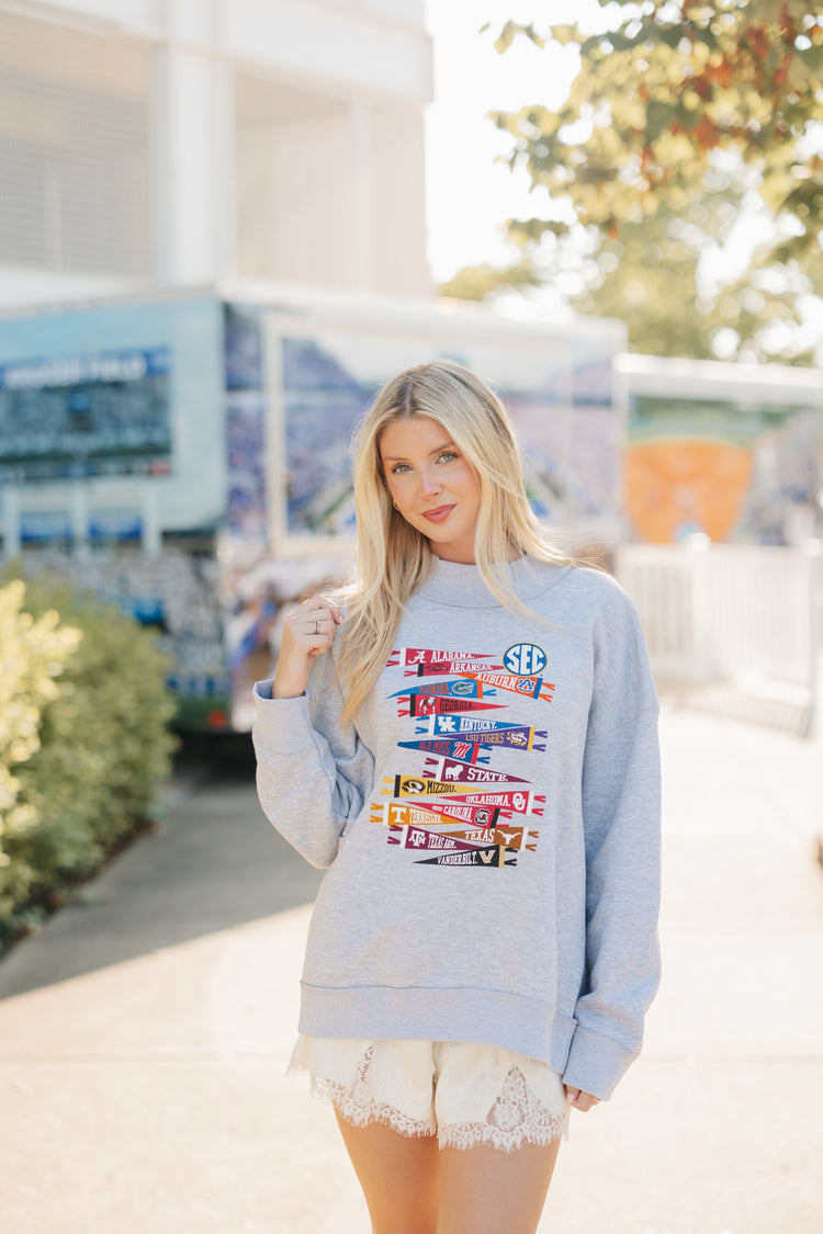Charlie Southern | SEC Flags Mockneck Sweatshirt