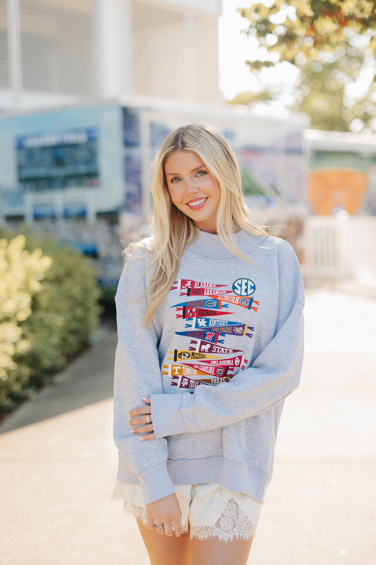 Charlie Southern | SEC Flags Mockneck Sweatshirt