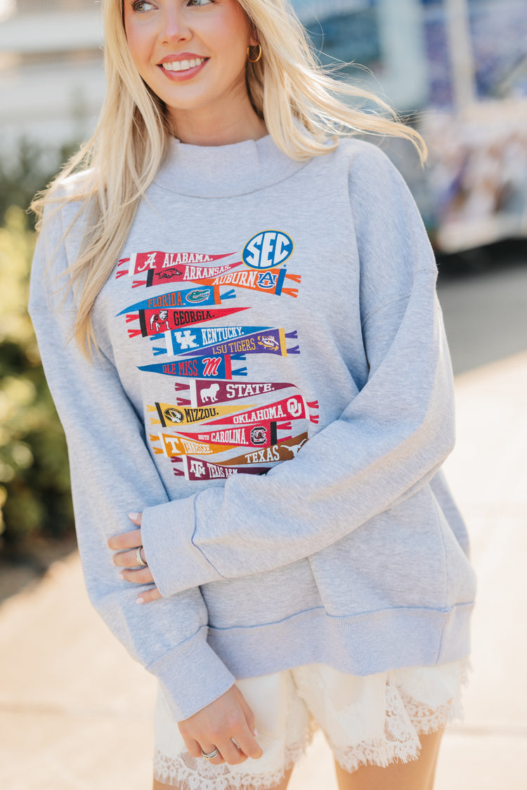 Charlie Southern | SEC Flags Mockneck Sweatshirt
