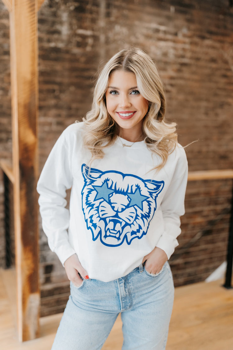 JCB Exclusive | Wildcat Sweatshirt in White