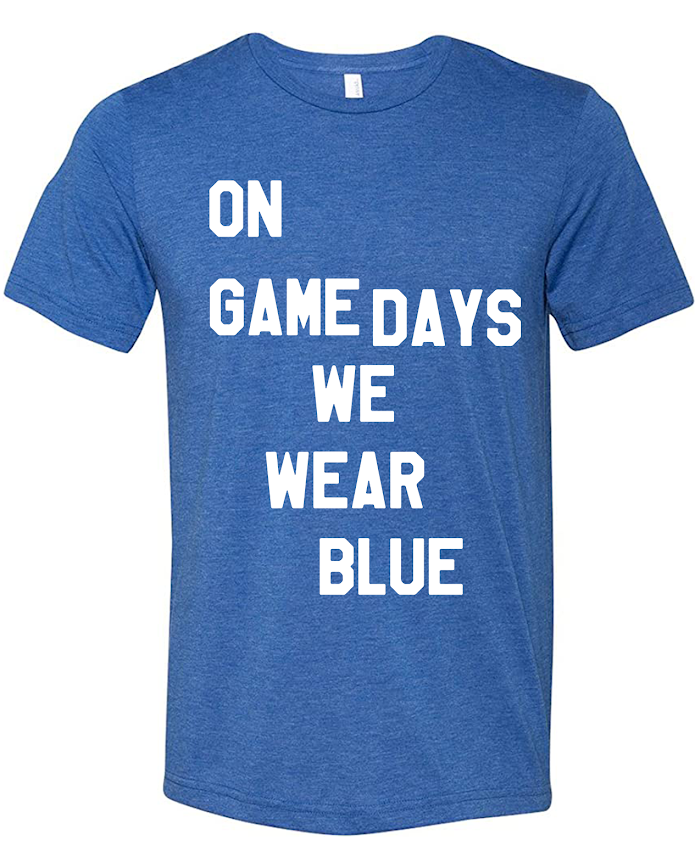 Charlie Southern x JCB | On Gameday We Wear Blue Tee
