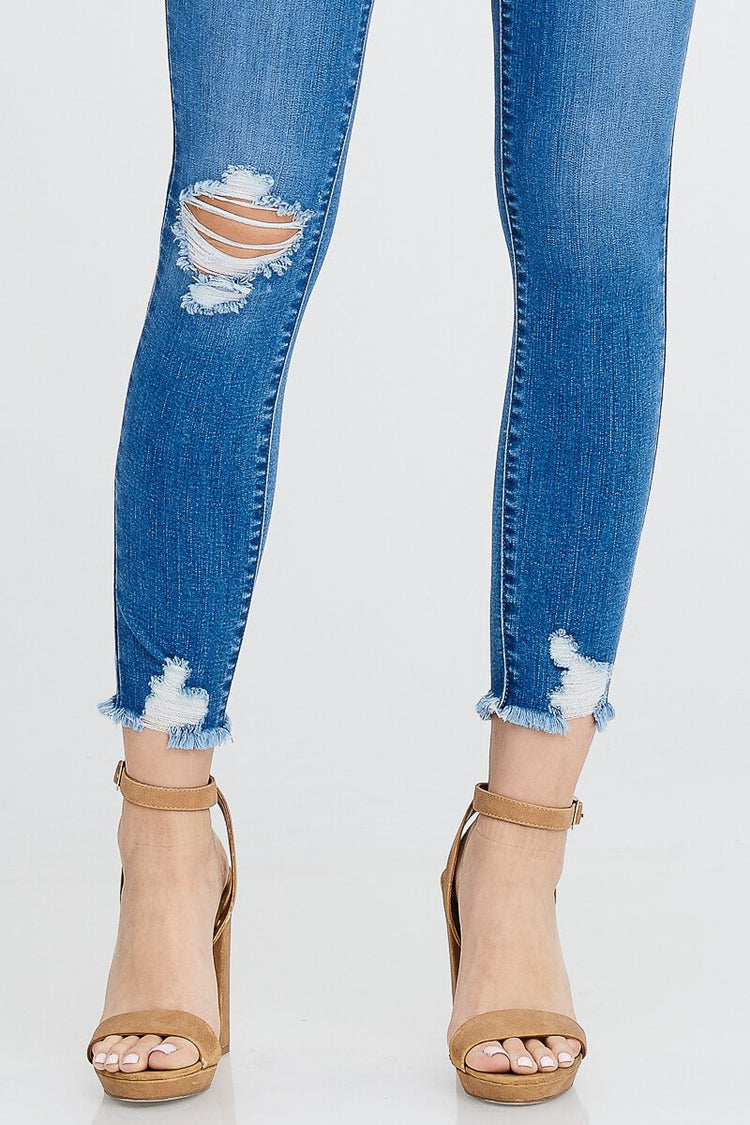 Candice Distressed Skinnies