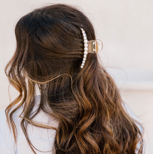 Brandi Mini Pearl Hair Clip